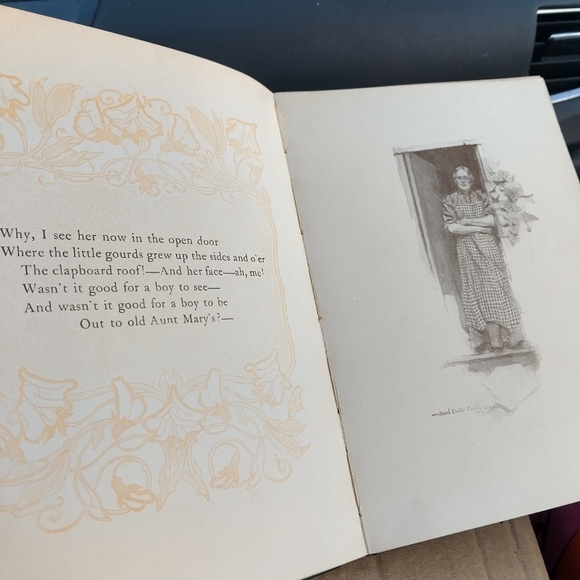 Out to Old Aunt Mary's by James Whitcomb Riley Antique Book - Picture 3 of 6